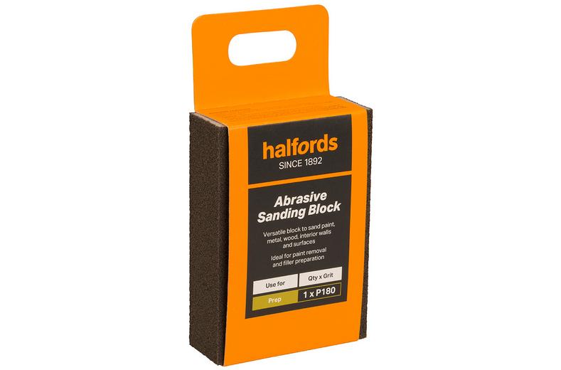 Halfords Abrasive Block – P180 Halfords Abrasive Block – P180