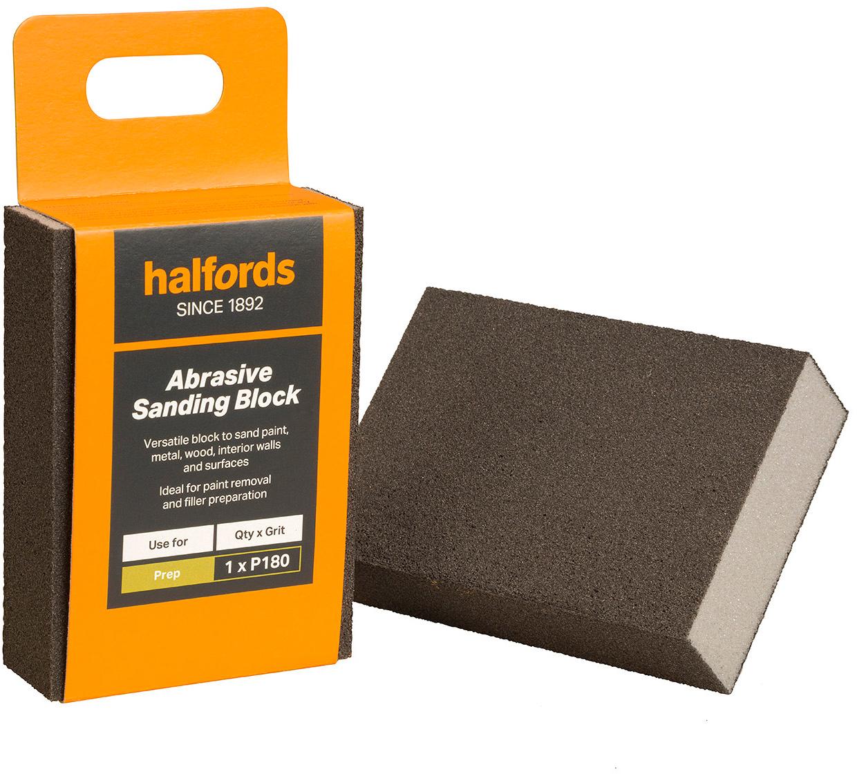 Halfords Abrasive Block – P180