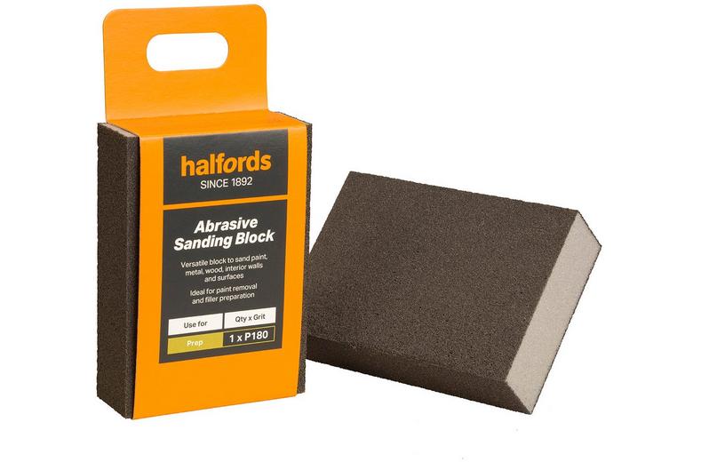 Halfords Abrasive Block – P180 Halfords Abrasive Block – P180