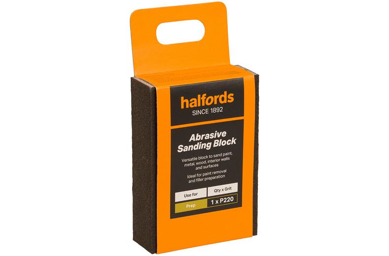 Halfords Abrasive Block - P220 Halfords Abrasive Block - P220