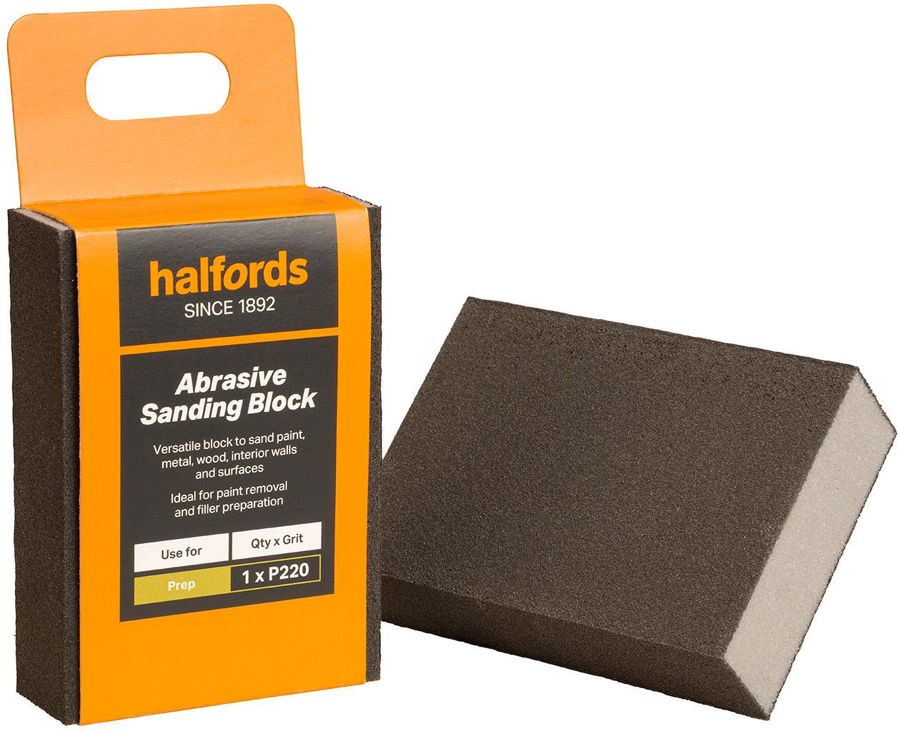 Halfords Abrasive Block - P220