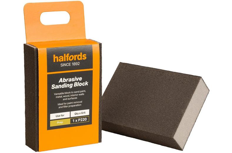 Halfords Abrasive Block - P220 Halfords Abrasive Block - P220