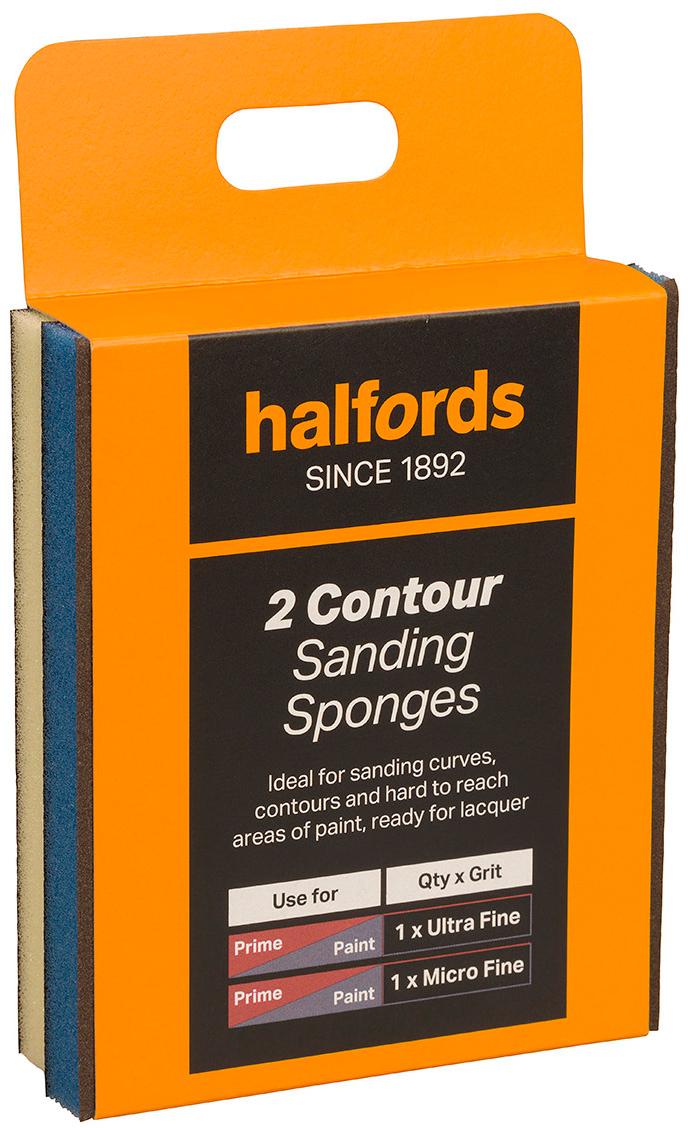 Halfords Contour Sanding Sponges X2
