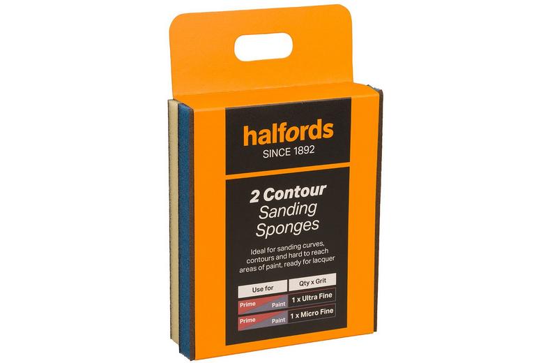 Halfords Contour Sanding Sponges x2 Halfords Contour Sanding Sponges x2