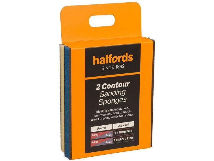 Halfords Contour Sanding Sponges x2