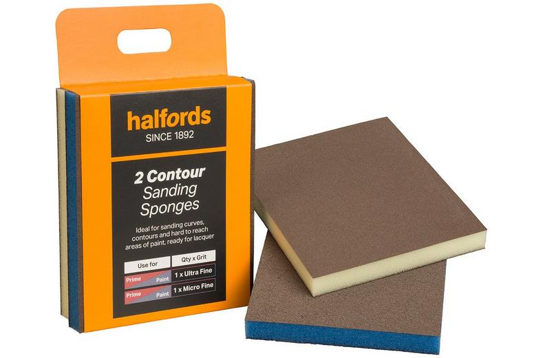 Halfords Contour Sanding Sponges x2 Halfords Contour Sanding Sponges x2