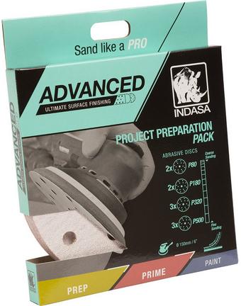 Indasa Advanced 150mm Sanding Discs x10
