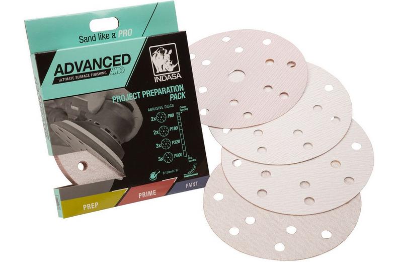 Indasa Advanced 150mm Sanding Discs x10 Indasa Advanced 150mm Sanding Discs x10