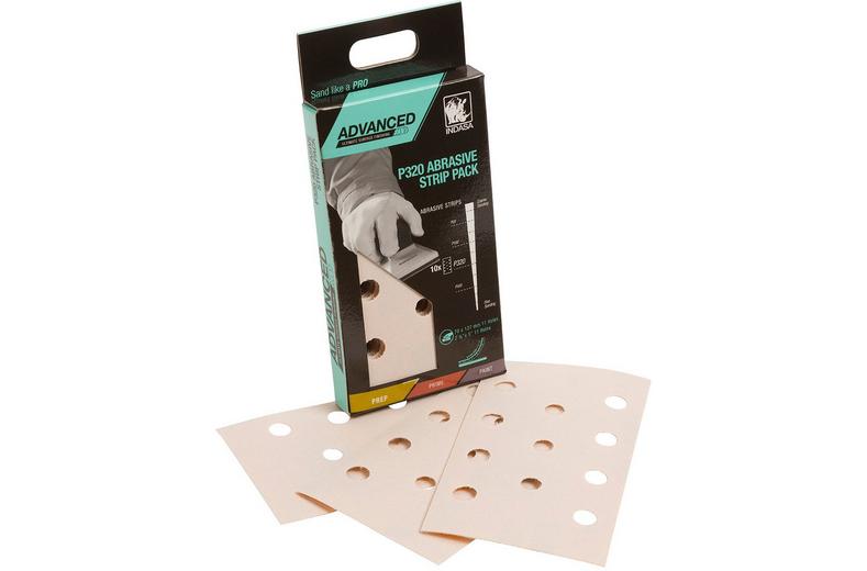 Indasa Advanced P320 Abrasive Strip Pack x10 Indasa Advanced P320 Abrasive Strip Pack x10