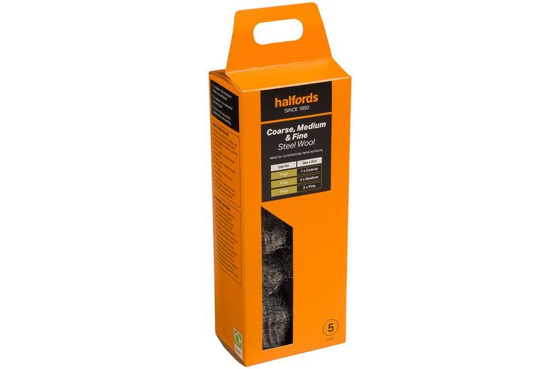 Halfords Steel Wool x5 Halfords Steel Wool x5