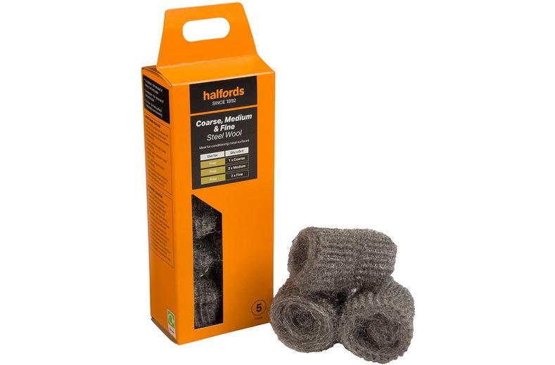 Halfords Steel Wool x5 Halfords Steel Wool x5