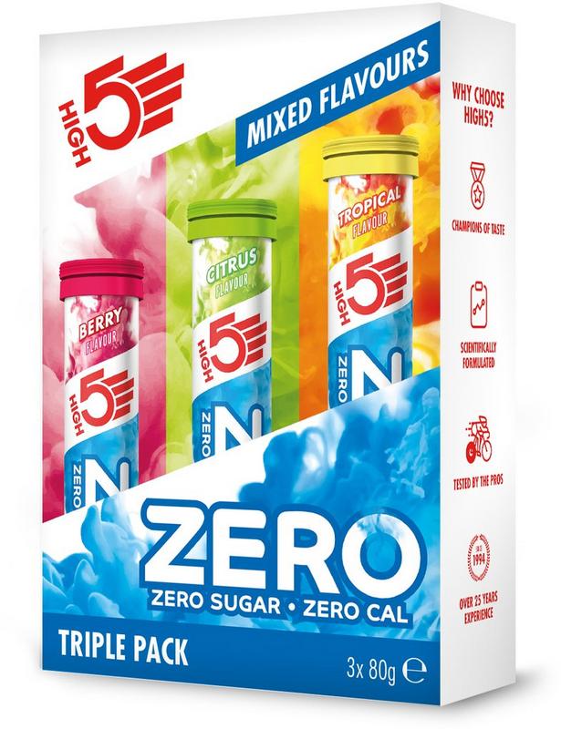 Halfords High5 Zero Triple Pack, 3 X20 Tablets | Extra 8% off for BC Members