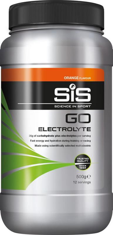 Halfords SiS Go Electrolyte Drink Powder - 500 G Tub - Orange | Extra 8% off for BC Members