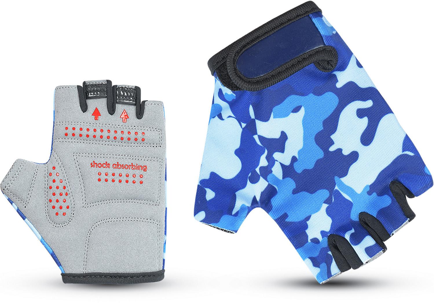 Halfords Blue Camo Mitts 3-6Yrs