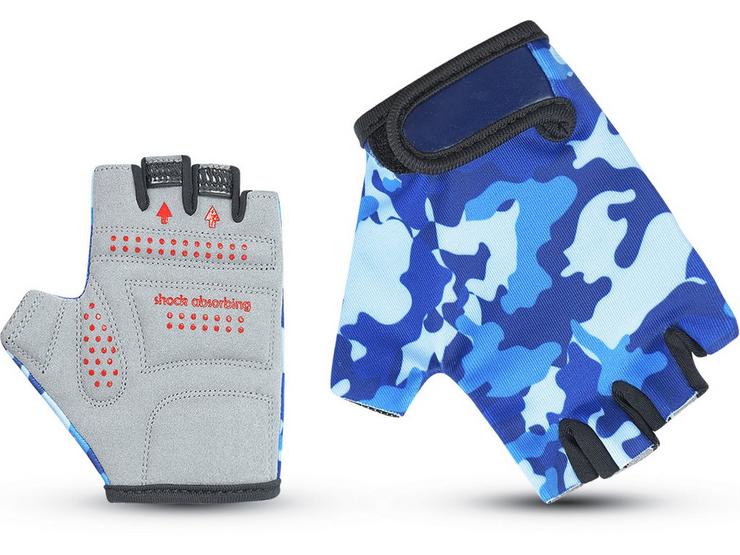 Halfords Blue Camo Mitts 3-6yrs