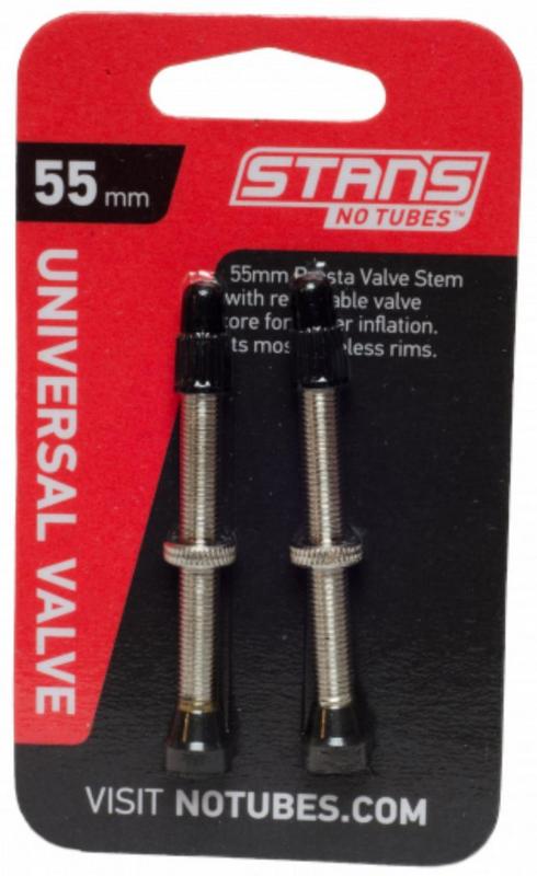 Halfords Stans No Tubes Stans Notubes Universal Tubeless Valve Stems, 55Mm | Extra 8% off for BC Members