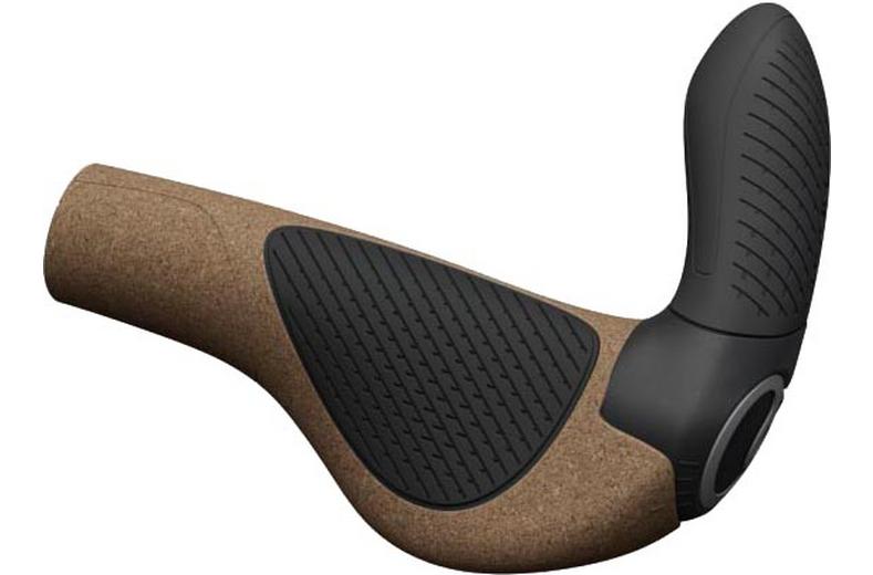 Ergon GP3 Biokork Evo Ergonomic Bar End Grips, Large Ergon GP3 Biokork Evo Ergonomic Bar End Grips, Large