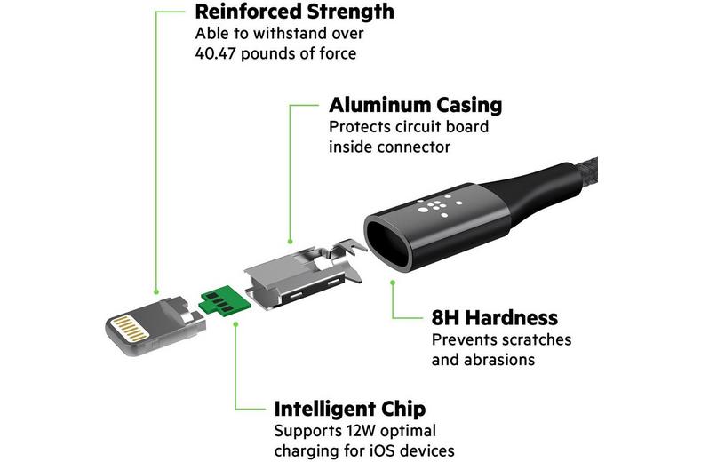 Belkin MIXIT DuraTek Lightning to USB Cable Belkin MIXIT DuraTek Lightning to USB Cable