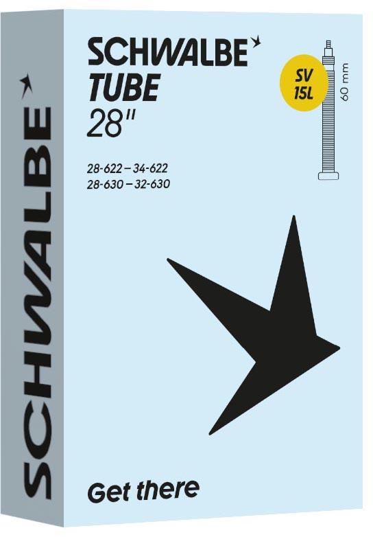 Halfords Schwalbe SV15L 700x28-34c Presta Inner Tube, 60mm Valve | Pricematch, Extra 8% off for BC Members, Free Bike Health Check, Cycle2Work Scheme & 0% APR Finance.