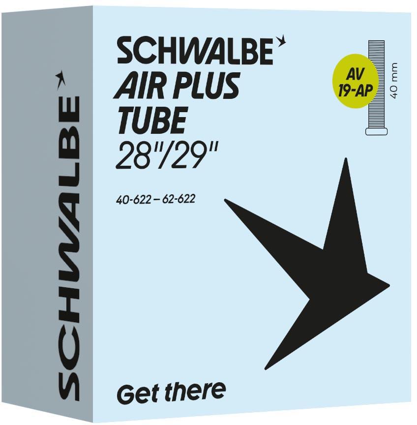Halfords Schwalbe Air Plus Schrader Inner Tubes, 29x1.50-2.40 inch | Pricematch, Extra 8% off for BC Members, Free Bike Health Check, Cycle2Work Scheme & 0% APR Finance.