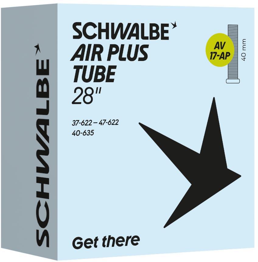 Halfords Schwalbe Air Plus Schrader Inner Tubes, 700x33-47c | Pricematch, Extra 8% off for BC Members, Free Bike Health Check, Cycle2Work Scheme & 0% APR Finance.