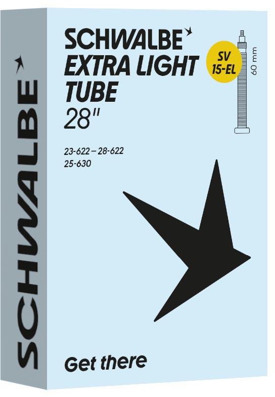 Halfords Schwalbe Extra Light 700c Presta Inner Tubes, 700x23-28c 60mm Valve | Pricematch, Extra 8% off for BC Members, Free Bike Health Check, Cycle2Work Scheme & 0% APR Finance.