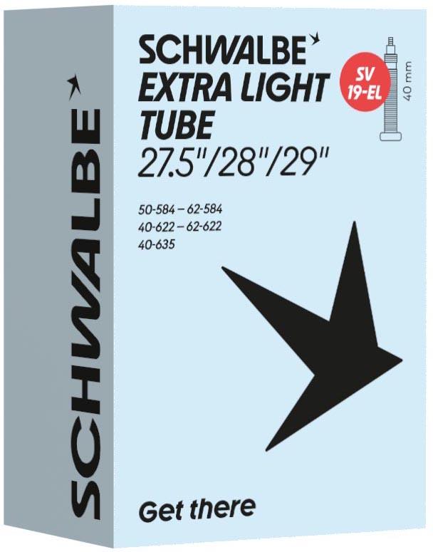 Halfords Schwalbe Extra Light MTB Presta Inner Tubes, 29x1.50-2.40 inch 40mm Valve | Pricematch, Extra 8% off for BC Members, Free Bike Health Check, Cycle2Work Scheme & 0% APR Finance.