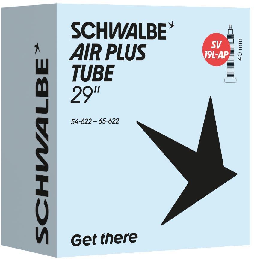 Halfords Schwalbe Air Plus Presta Inner Tubes, 29x1.75-2.60 inch | Pricematch, Extra 8% off for BC Members, Free Bike Health Check, Cycle2Work Scheme & 0% APR Finance.