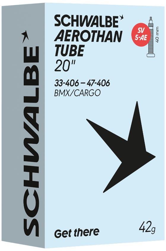 Halfords Schwalbe Aerothan TPU Lightweight BMX Inner Tubes, 20x1.25-1.75 inch 40mm Valve | Pricematch, Extra 8% off for BC Members, Free Bike Health Check, Cycle2Work Scheme & 0% APR Finance.