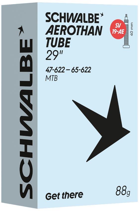 Halfords Schwalbe Aerothan TPU Lightweight MTB Inner Tubes, 29x1.75-2.60 inch 40mm Valve | Pricematch, Extra 8% off for BC Members, Free Bike Health Check, Cycle2Work Scheme & 0% APR Finance.