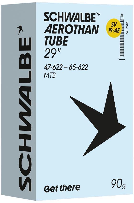 Halfords Schwalbe Aerothan TPU Lightweight MTB Inner Tubes, 29x1.75-2.60 inch 60mm Valve | Pricematch, Extra 8% off for BC Members, Free Bike Health Check, Cycle2Work Scheme & 0% APR Finance.