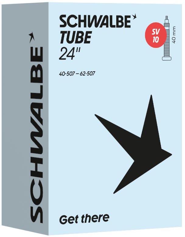 Halfords Schwalbe SV10 24x1.50-2.40 inch Presta Inner Tube | Pricematch, Extra 8% off for BC Members, Free Bike Health Check, Cycle2Work Scheme & 0% APR Finance.
