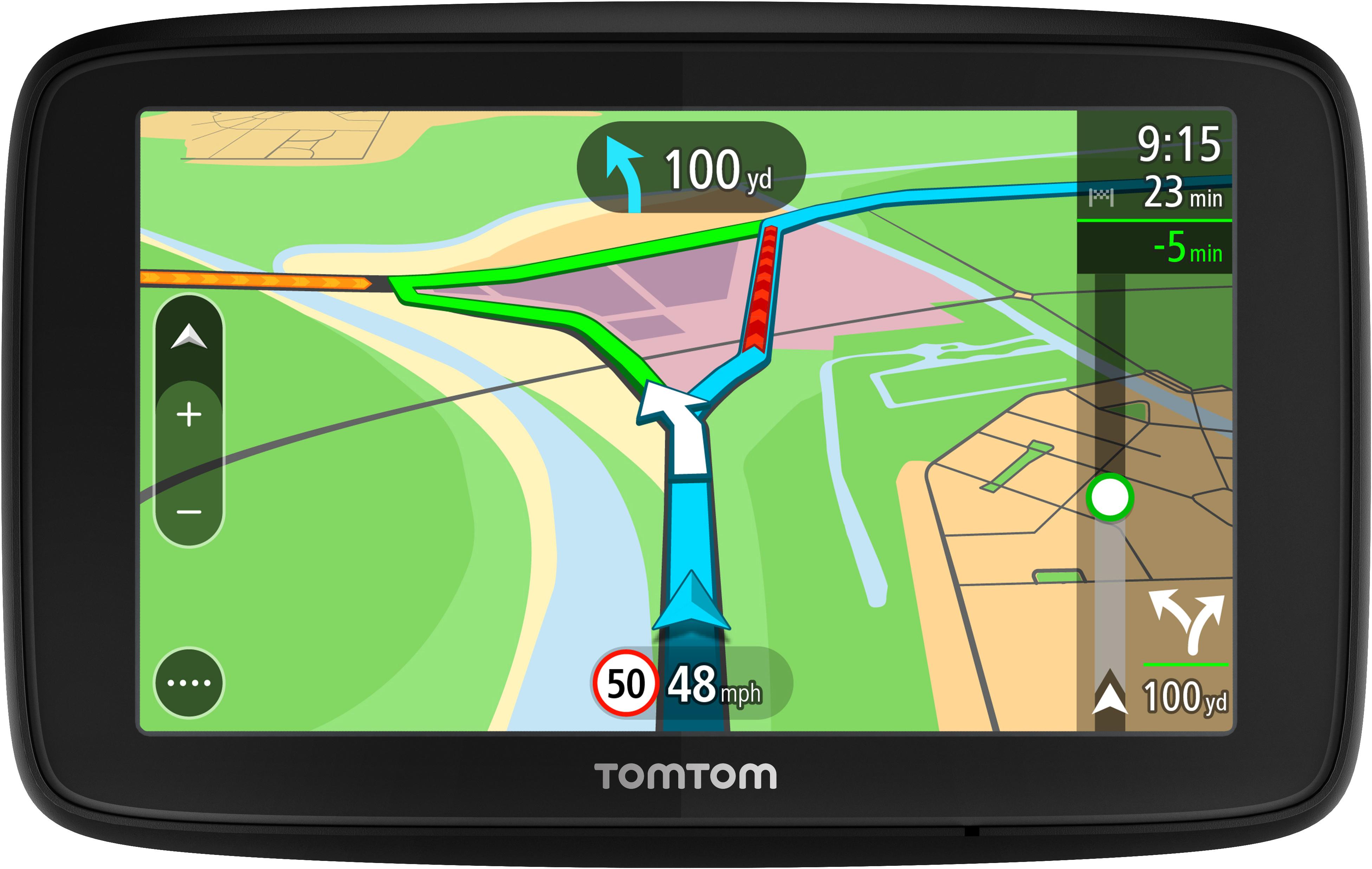 Refurbished Tomtom Via 53 Car Sat Nav With Bluetooth, Wi-Fi, Europe Maps, Siri And Google Now Integration - Grade A