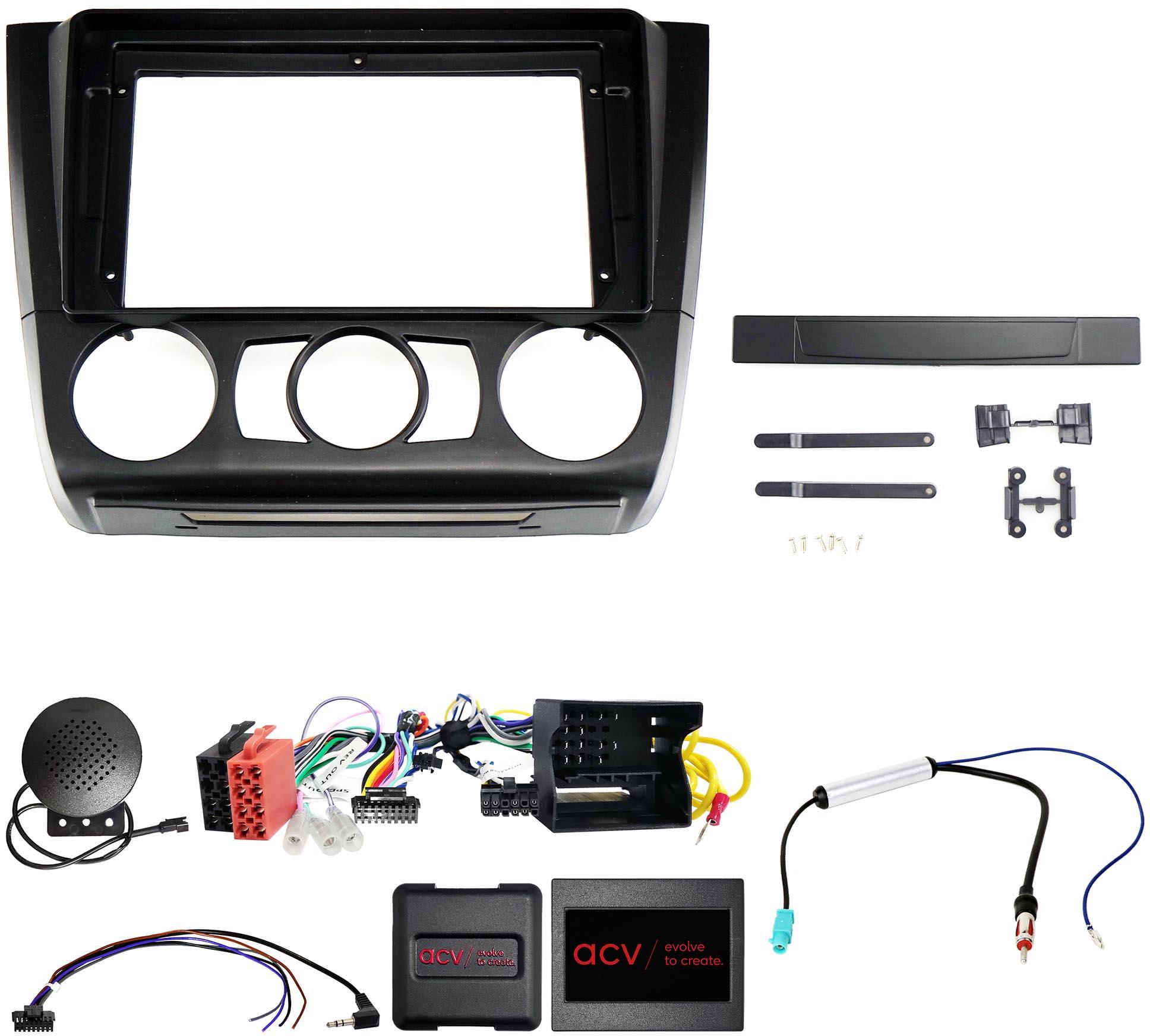 PRO INSTALL 9'' BMW 1 Series (Manual A/C) 2007-2013 Head Unit Installation Kit