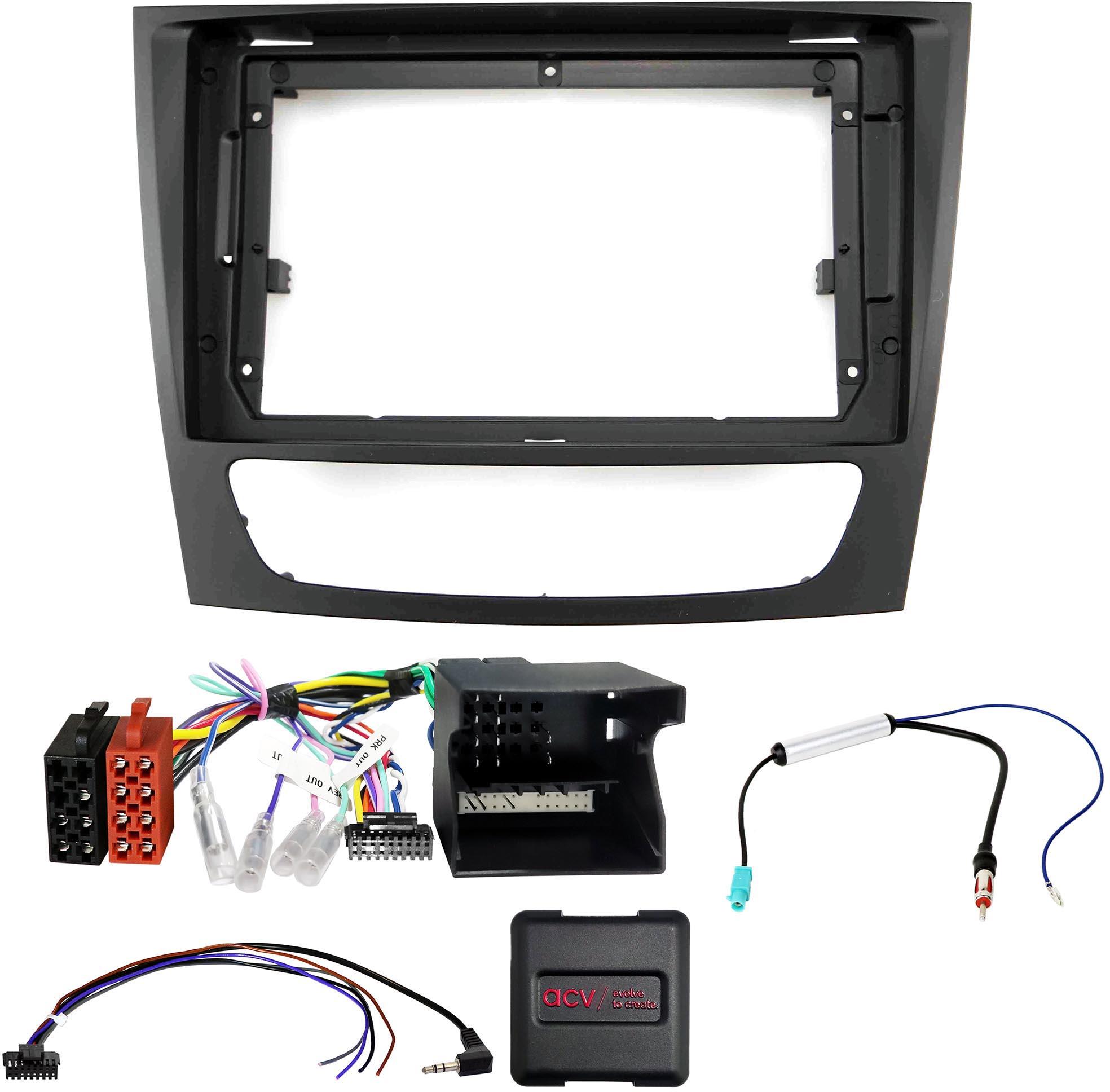 PRO INSTALL 9'' MERC E Class (W211) 01-09 / CLS (C219) Head Unit Installation Kit