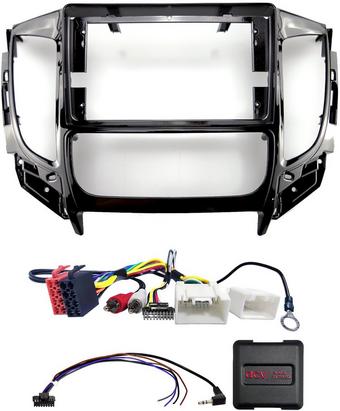 PRO INSTALL 9’’ Mitsubishi L200 (Auto) 15-22 Unit Installation Kit