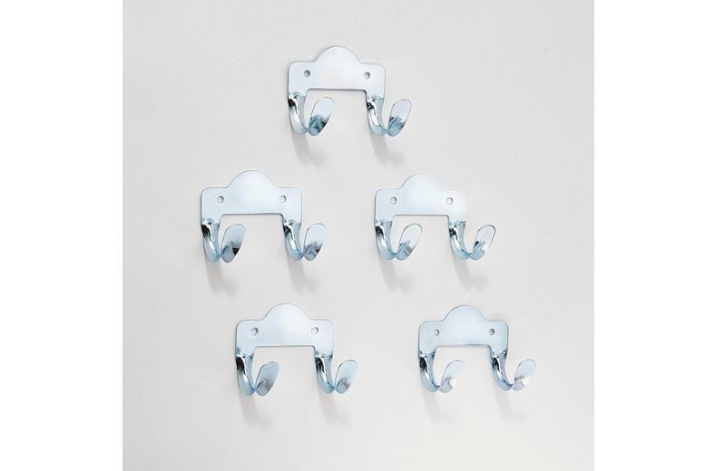 Mottez Standard Double Storage Hook - 5 Pack Mottez Standard Double Storage Hook - 5 Pack