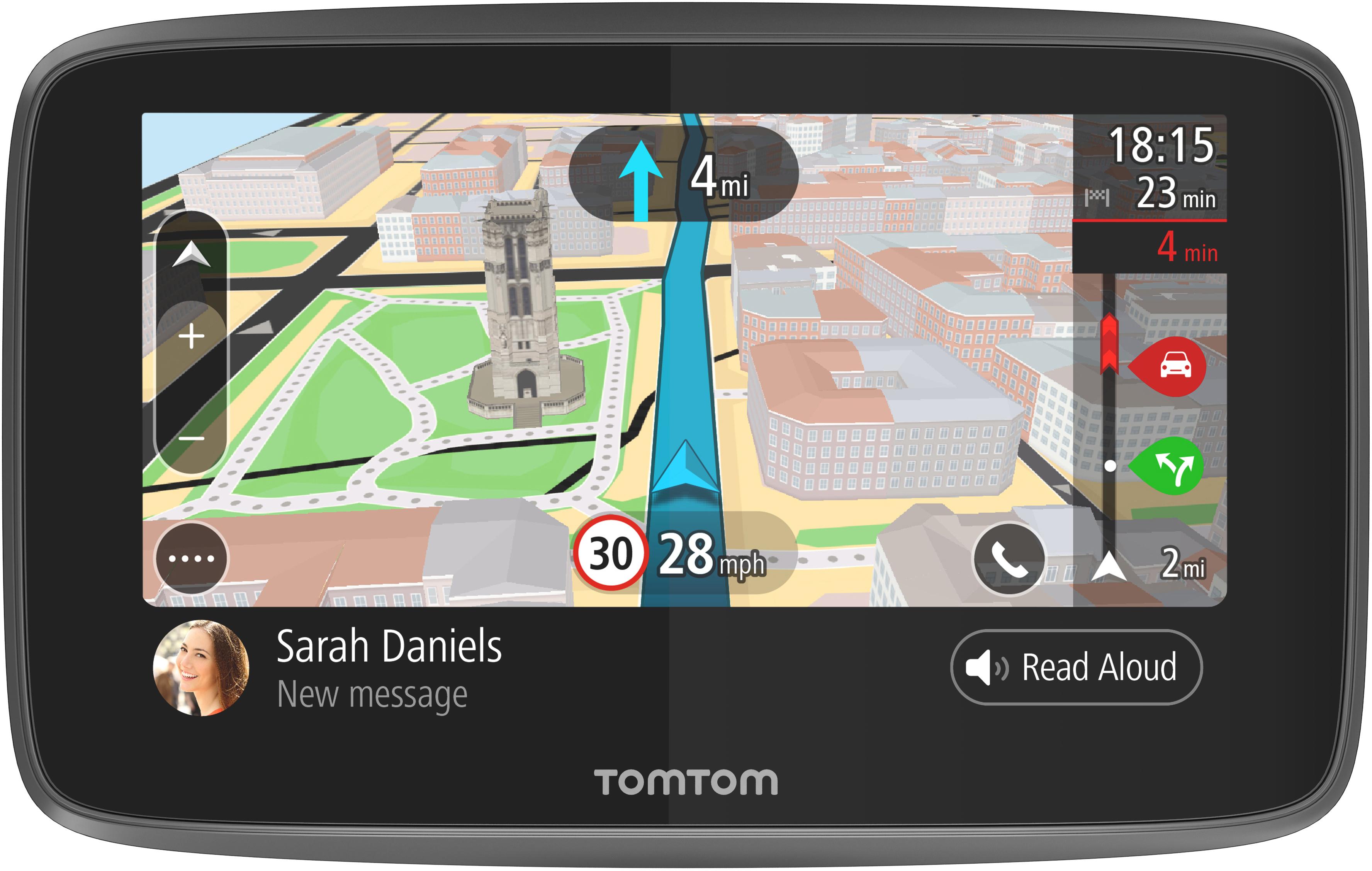 Refurbished Tomtom Go 5200 Car Sat Nav With Wi-Fi, Traffic, World Maps, Siri And Google Now Integration - Grade A
