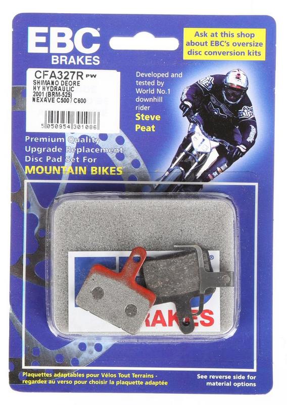 Halfords EBC Ebc Deore Hyd 525 Disc Brake Pads, Red | Extra 8% off for BC Members