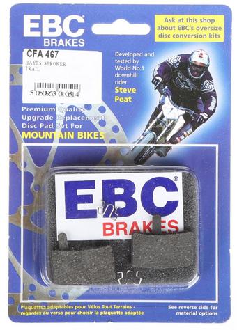 EBC Hayes Stroker Trail Disc Brake Pads, Green