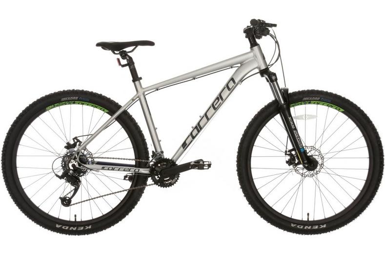 Carrera Valour Disc Mens Mountain Bike - Silver - XS, S, M, L Frames Carrera Valour Disc Mens Mountain Bike - Silver - XS, S, M, L Frames