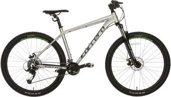 Carrera Valour Disc Mens Mountain Bike - Silver - XS, S, M, L, XL Frames