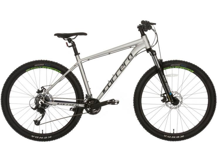 Carrera Valour Disc Mens Mountain Bike - Silver - XS Frame