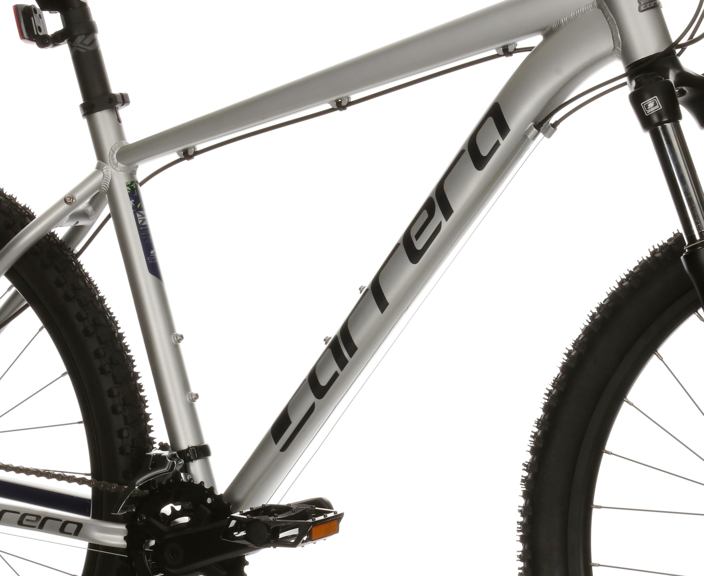 Carrera Valour Disc Mens Mountain Bike - Silver - XS, S, M, L Frames