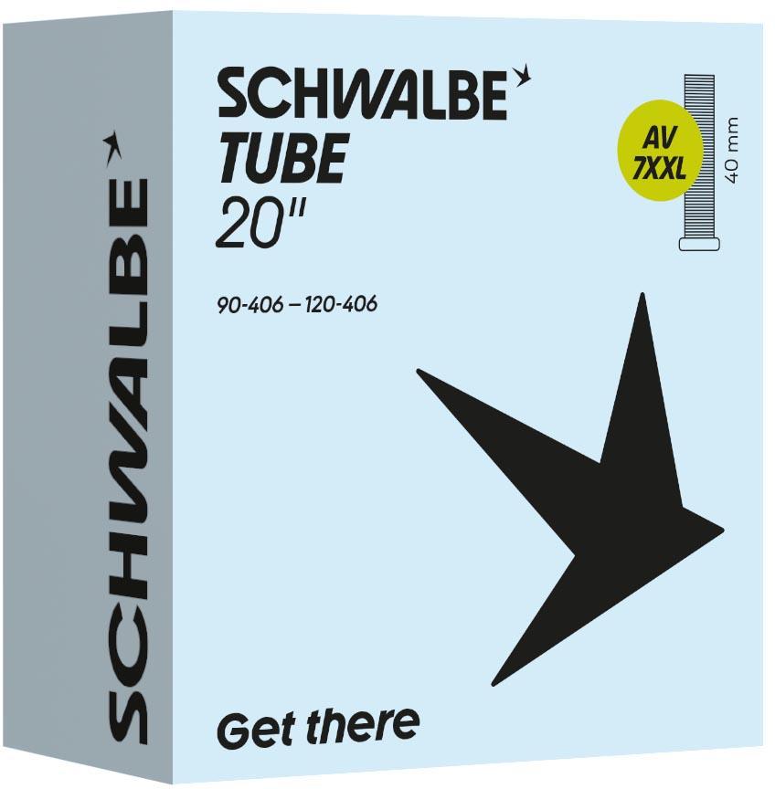 Halfords Schwalbe AV7XXL 20x3.50-4.80” Schrader Inner Tube | Pricematch, Extra 8% off for BC Members, Free Bike Health Check, Cycle2Work Scheme & 0% APR Finance.