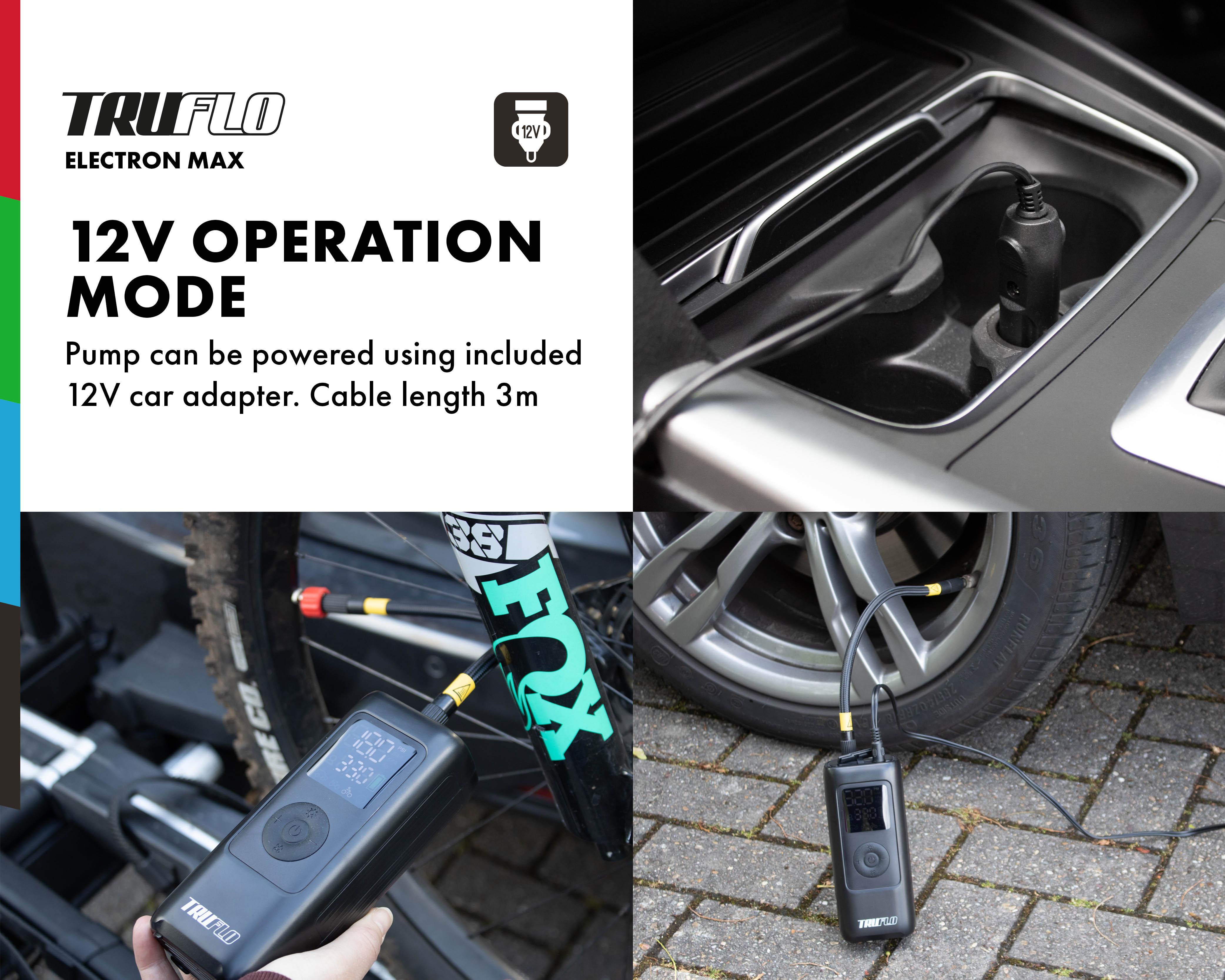 Truflo Electron Max Electric Tyre Inflator & Power Bank