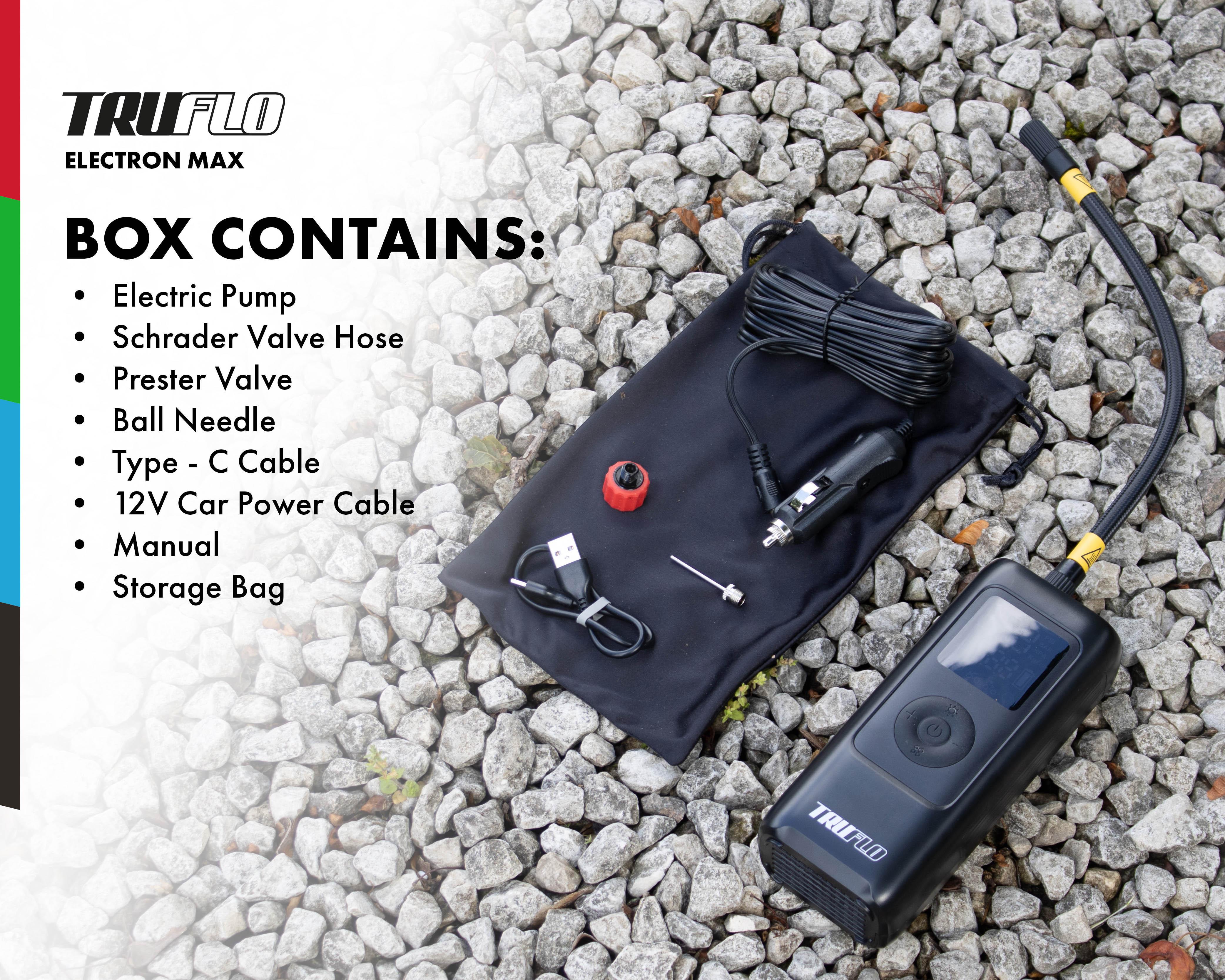 Truflo Electron Max Electric Tyre Inflator & Power Bank
