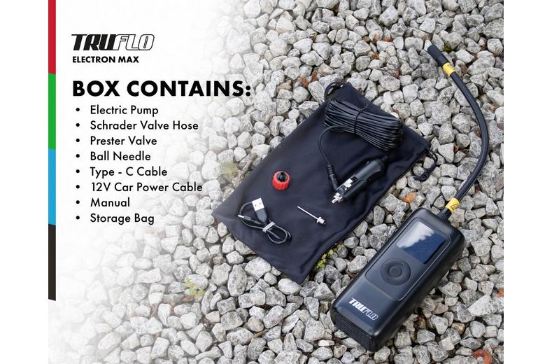 Truflo Electron Max Electric Tyre Inflator & Power Bank Truflo Electron Max Electric Tyre Inflator & Power Bank