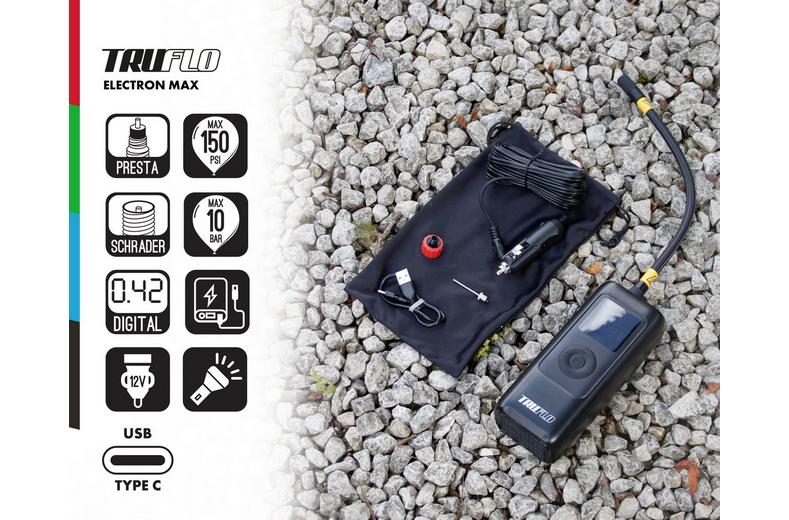 Truflo Electron Max Electric Tyre Inflator & Power Bank Truflo Electron Max Electric Tyre Inflator & Power Bank