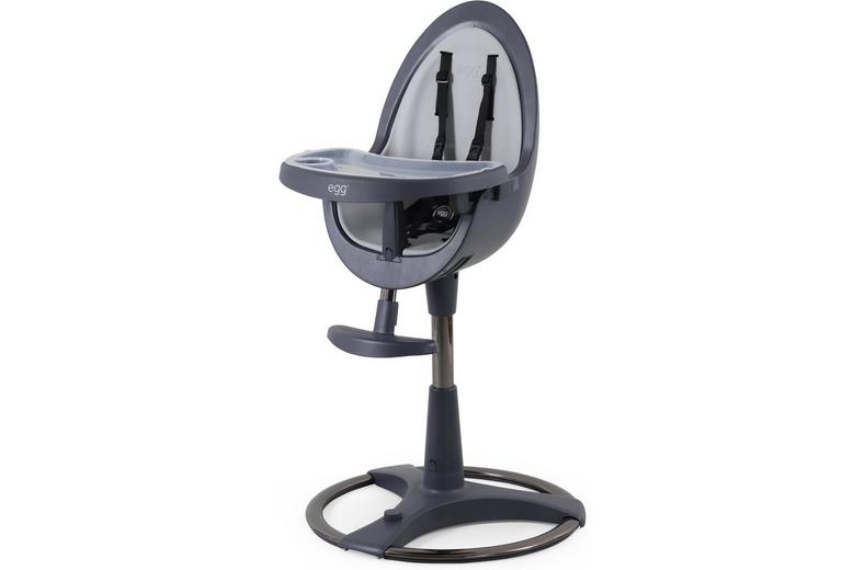 Egg Highchair with Seat Pad - Grey Egg Highchair with Seat Pad - Grey